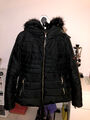 Navahoo Damen Winterjacke schwarz Gr.L Kunstfell 