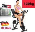 Heimtrainer Fahrrad mit APP und LCD-Display Klappbar X-Bike Fitnessbike 120kg DE