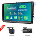 DVR+CAM+9"Android 13 6+64 8Core Autoradio Navi CarPlay für VW Golf 6 Caddy Jetta