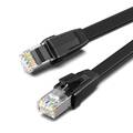 LAN Kabel 2m Netzwerkkabel flaches Internetkabel Ethernet patchcord Cat 8 U/FTP 