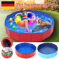 M Profi Faltbarer Hundepool Doggy Pool Kinder Swimmingpool Hundebad Ø 120*30 cm