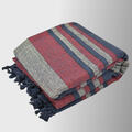 Tagesdecke XXL Sofaüberwurf Bettüberwurf Wohndecke Nepal Plaid Baumwolle Decke *