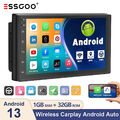 Android 13 7" Autoradio 1+32G 2 DIN Carplay USB GPS Navi FM WIFI SWC Mirror Link