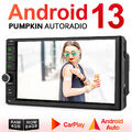 Pumpkin 7" Android 13.0 Autoradio 2 DIN GPS Navi 4GB 64GB DAB Bluetooth WiFi USB