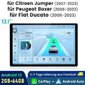 4G 13.1“ Android 13 Autoradio Navi Für Fiat Ducato/Peugeot Boxer/Citroen Jumper