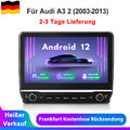 10.1” DAB+ Carplay Android 12 Autoradio Für Audi A3 03-2013 GPS Navi WIFI 2+32G