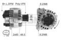 ERA Lichtmaschine Generator Lima 210597A für VW GOLF 4 1J1 BORA 1 1J2 Variant B5