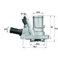 MAHLE Thermostat, Kühlmittel für ALFA ROMEO CHRYSLER FIAT LANCIA OPEL