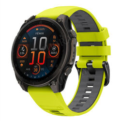 Für Garmin Fenix 8 7 7X 6 6X Pro Solar 5 5X Plus 3HR Quick Fit Silikon Armband 