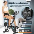 Heimtrainer Klappbar X Bike Fitnessbikes Fahrrad Trimmrad Hometrainer Ergometer