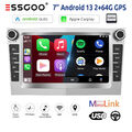 7" Android13 64G Carplay Autoradio GPS NAVI BT Für Opel Astra H Corsa C/D Zafira