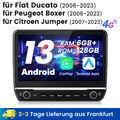 10.1'' Carplay Für Fiat Ducato 2007-2023 Android 13 Autoradio GPS Navi WIFI DAB+