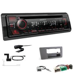 Kenwood Autoradio Spotify DAB Bluetooth Einbauset für Volvo XC70 2000-2004