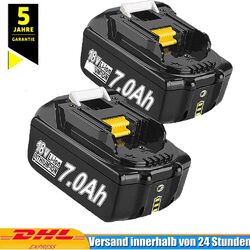 2X 7,0AH Ersatz Akku BL1860B Für Makita 18V LED Li-ion BL1850B BL1840B BL1830 b