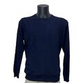 Pullover Herren TOSCANO BLUE aus Wolle Und Kaschmir Made Italy Dunkelblau I2022