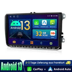 Fur VW Golf 5 6 Plus Touran Tiguan Passat B6 Autoradio Touchscreen Carplay 9"SWC