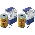 2x MAHLE / KNECHT Ölfilter OX 18D Oil Filter