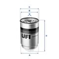 UFI Kraftstofffilter 24.371.00 Filtereinsatz für FORD METROCAB M15,5 TRANSIT Bus