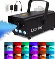 500W Nebelmaschine RGB Rauch 3 Led Lichteffekt DJ Bühnenlicht mit Fernbedienung