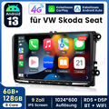 Für VW GOLF 5 6 Touran Tiguan EOS Autoradio DAB+ Android 13 Carplay GPS 6+128GB