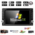 6.2" AUTORADIO 2 Din Doppel GPS Touchscreen Navi SD RDS USB CD DVD USB Mit Map