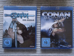 Conan der Barbar & der Zerstörer Arnold Schwarzenegger neu in OVP Blu-ray