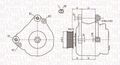 MAGNETI MARELLI Lichtmaschine Generator LiMa ohne Pfand 063731729010