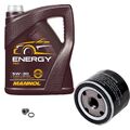 KRAFT Ölfilter 5 L MANNOL Energy 5W-30 für Opel Vivaro Combi 1.9 DTi