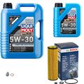 BOSCH Ölfilter 6L Liqui Moly Longtime High Tech 5W-30 für Mercedes C-Klasse SLK