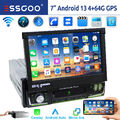 4+64G Android 13 7" Autoradio Carplay GPS Bluetooth RDS WIFI USB FM AUX-in 1 Din