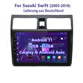 Autoradio für SUZUKI SWIFT III 2003-2010 Navi GPS WIFI BT DAB+ Android Carplay