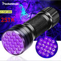 UV Lampe LED Taschenlampe 395 Nm 3 Modi Zoom Scorpion Bernstein Schwarzlicht DE