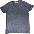 Tommy Hilfiger T-Shirt Gr. M Kurzarm Blau Sweatshirt Herren Poloshirt Shirt