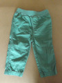 Bequeme *Topomini *Baby Jungen unisex leichte Sommer Hose lang Grün uni Gr. 68