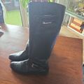 Damen Stiefel Langschaft Schwarz Leder Gr. 37 Paul Green