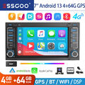 Für VW Touareg T5 Android 13 Autoradio Carplay 4+64G GPS Navigation DAB KAM WiFi