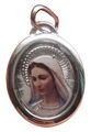 925 Madonna Sterlingsilber Oval Anhänger Medaille Charm Unsere Liebe Frau...