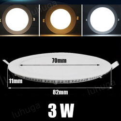 Set LED Panel Einbaustrahler Deckenleuchte Einbau Leuchte Spots Flach Küche slim