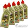 5x1L CASTROL POWER RACING 4T 10W50 4 TAKT MOTORRADÖL API SN JASO MA2 HC-SYNTHESE