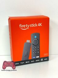 Amazon Fire 4K UltraHD TV Stick Schwarz NEU OVP Streaming Stick HDMI