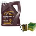 MANN-FILTER Ölfilter 5L MANNOL 5W-30 Energy für Smart Fortwo Coupe 0.8 CDI