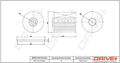 Kraftstofffilter Filtereinsatz DP1110.13.0044 Dr!ve+ für MERCEDES-BENZ CLK