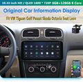 8+128GB Android 12 8K Auto Radio Stereo CarPlay GPS Navi Wifi  für VW BT5.0 +KAM