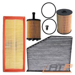 INSPEKTIONS-KIT INSPEKTIONSPAKET FILTERSATZ "B" FÜR VW TOURAN 1T 1.9 +2.0 TDI### 4 x FILTER + ÖLABLASSSCHRAUBE / KOMPLETTSATZ ###