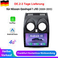 Android 13 Autoradio Für Nissan Qashqai 1 J10 2006-2013 GPS Navi SWC DAB+ 6+128G