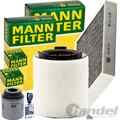 MANN FILTER INSPEKTIONSPAKET passend für AUDI A1 VW POLO 6R SKODA FABIA 2 IBIZA