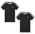 Adidas T-Shirt Kurzarm Herren Schwarz Tee Gym Lauf Pullover T-Shirt