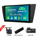 CAM+DVR+DAB+Für BMW E90-E93 Android 13 6+64 8-Core 9" Autoradio Navi CarPlay DSP