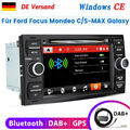 DAB+ Autoradio CD DVD Player Für Ford Focus Mondeo C/S-MAX Galaxy GPS NAVI BT FM