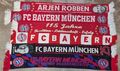 Nr.12 - Sechs verschiedene FC Bayern München Schals - Versandkostenfrei -